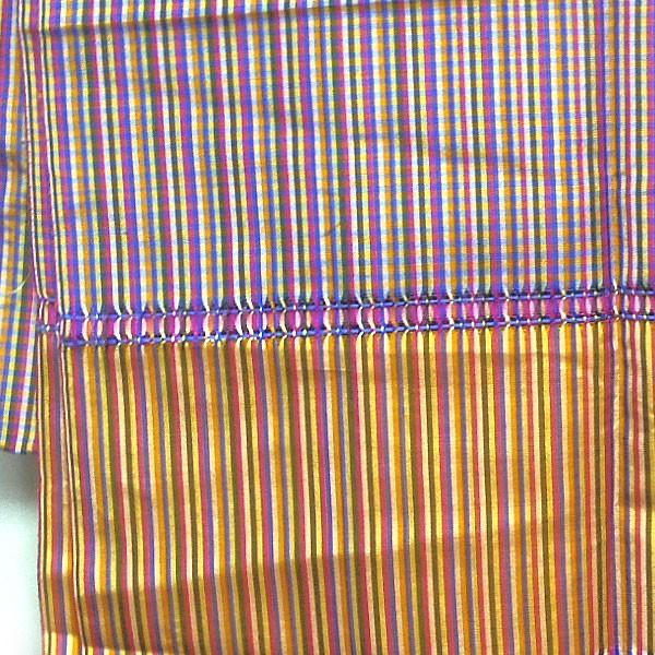 タイシルク 手織り 絣 絹織物 タイ イサーン サコンナコン : アジアン