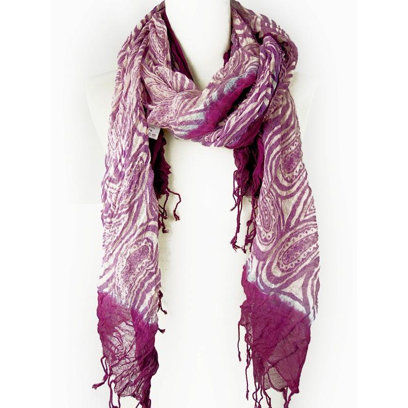 if six was nine ペイズリープリントストール｜