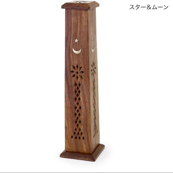 六角香 コーン香用 縦型 タワー お香立て 木製ジャリボックス 31cm :tm6347:アジアン雑貨プワンプワン - 通販 -  Yahoo!ショッピング