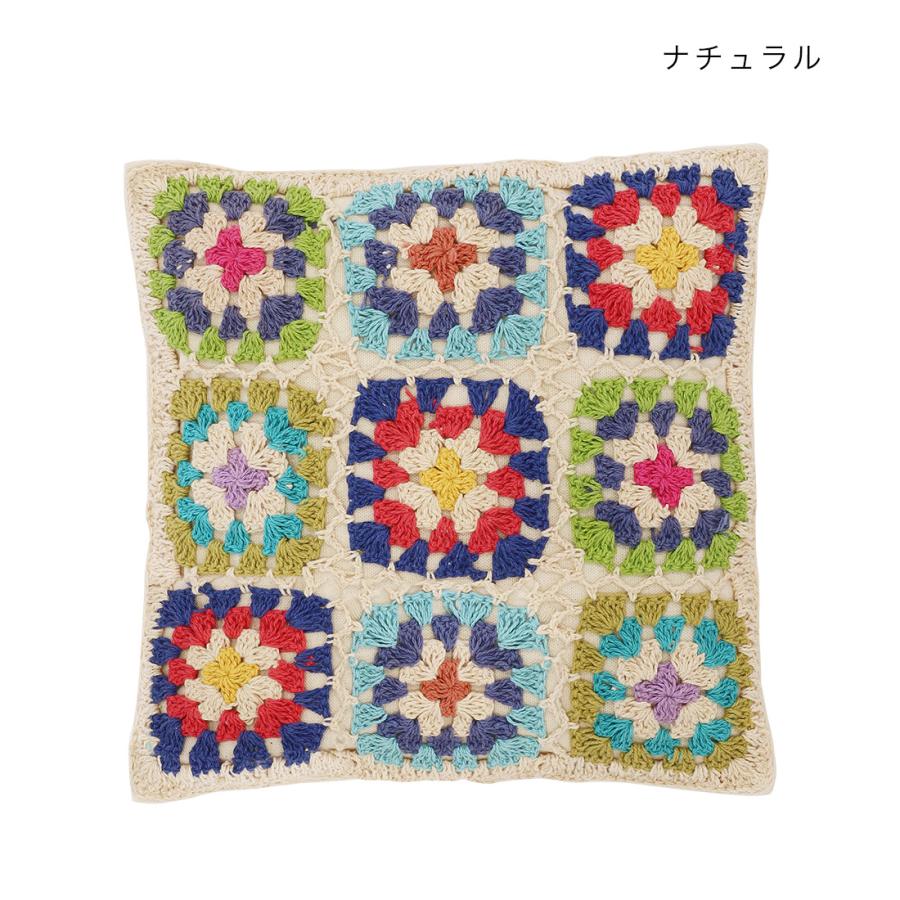 チェアパッド クロシェット 椅子用クッション 手編み クロシェ かぎ針