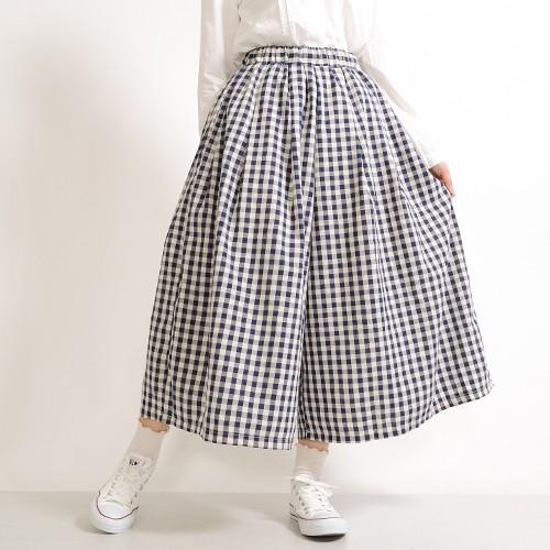 美品　コムデギャルソン　変形　ワイドパンツ　ガウチョパンツ　ギンガムチェック 美品 コムデギャルソン 変形 ワイドパンツ ガウチョパンツ