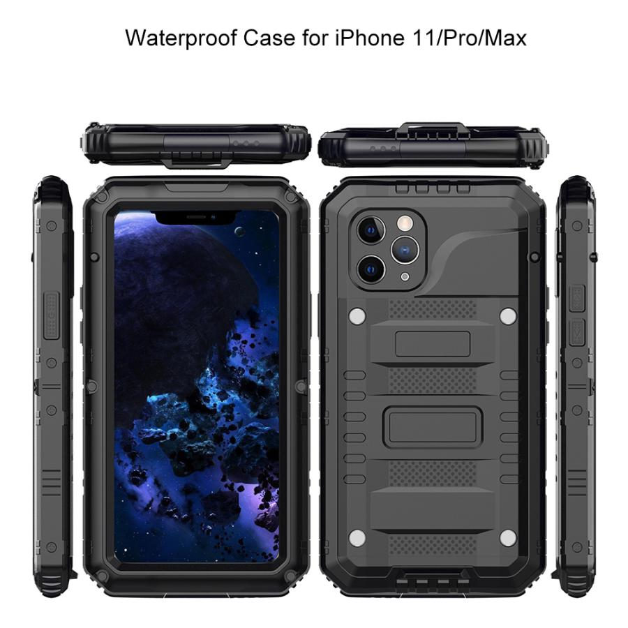戦狼 耐衝撃 防水ケース iPhone SE 12 11 11Pro 7 8 対衝撃 防水