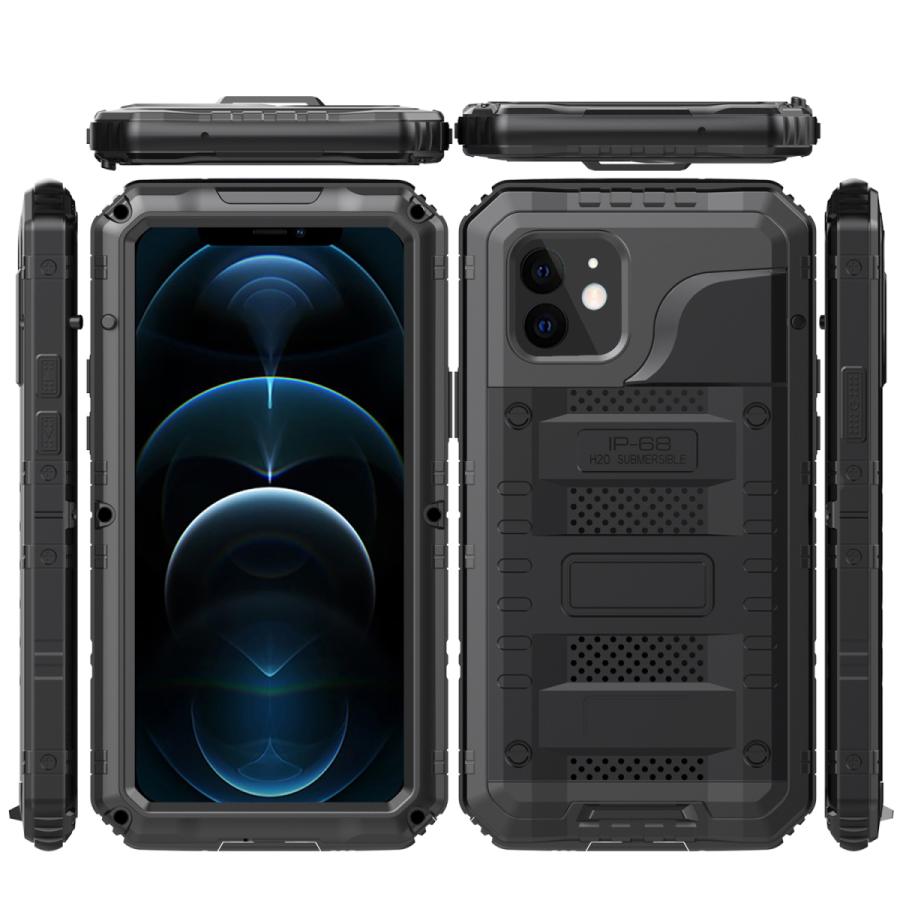 戦狼 耐衝撃 防水ケース iPhone SE 12 11 11Pro 7 8 対衝撃 防水