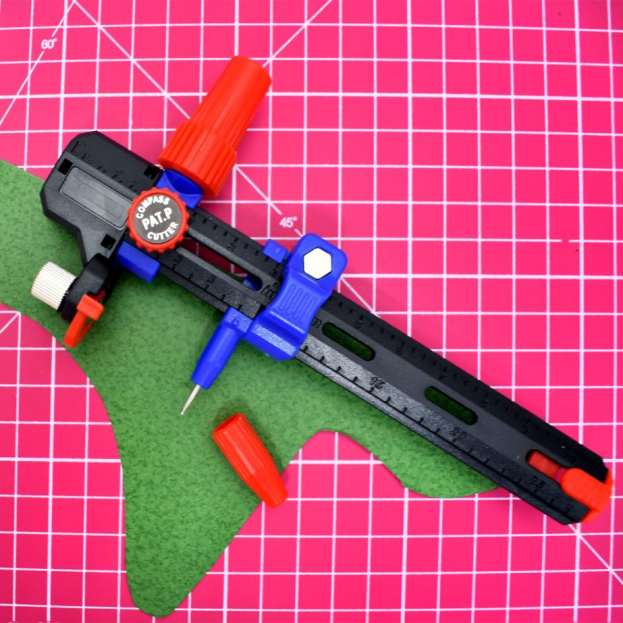 サークルカッター 円切りカッター 替刃 1+3枚付き (円の直径 3cm