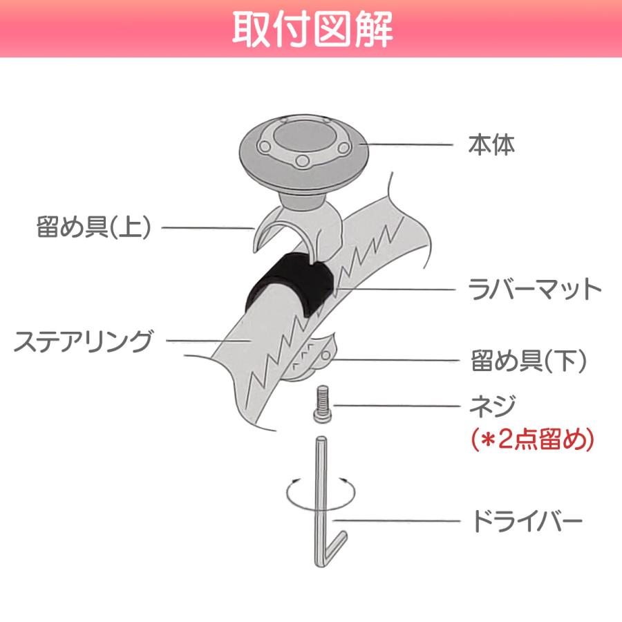 ハンドルスピンナー クリスタル ピンク : パワーバリュー本舗 Yahoo!店