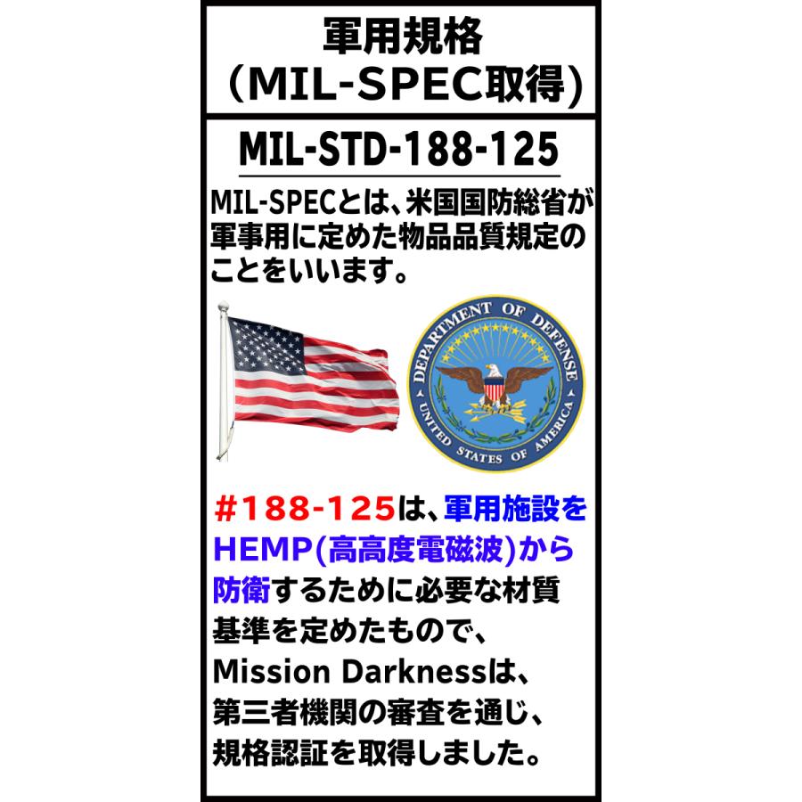 電磁波対策：放射線防護用掛布と米国国防総省規格の電磁波防護