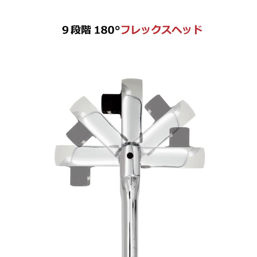 PWT 6.35mm 1/4インチ ラチェットハンドル ソケットレンチ