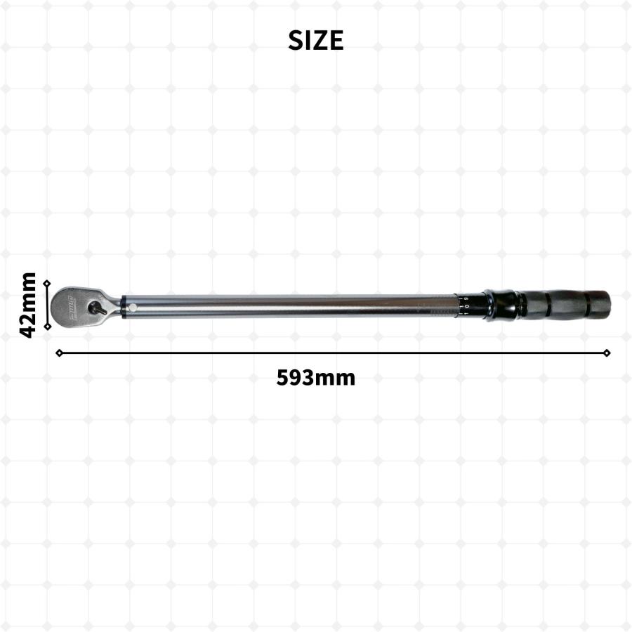 PWT トルクレンチ 1/2インチ 12.7mm 80-400Nm プリセット型トルクレンチ タイヤ交換 ホイール交換 TW80400 | PWT | 05