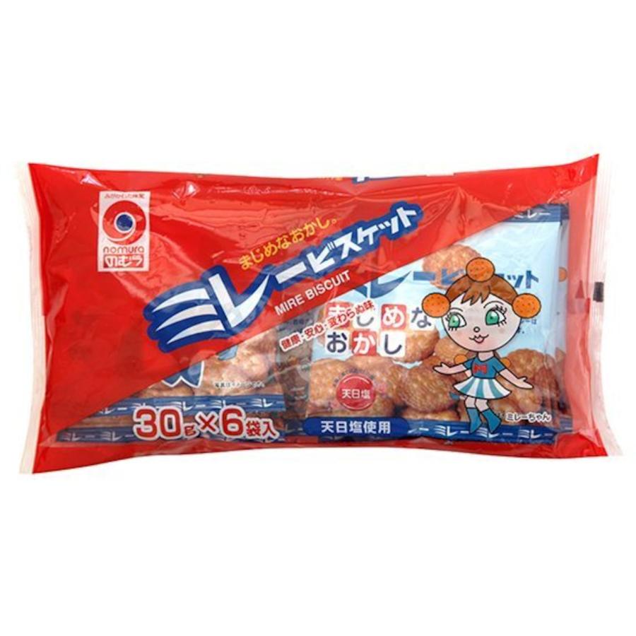 野村煎豆 小袋ミレービスケット30g×6袋 : PX-STORE Yahoo!店 - 通販