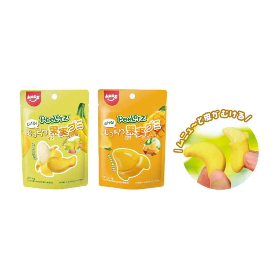 Peelerz むける！むっちり果実グミ マンゴー味/バナナ味」 : PX-STORE