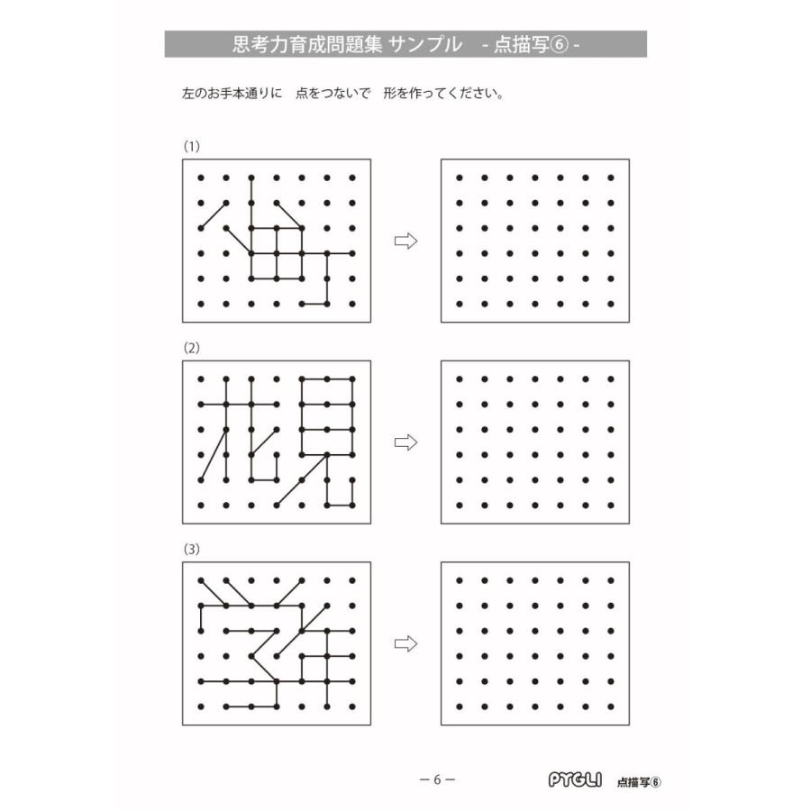 思考力パズル 思考力育成問題集2 点描写 6 ピグリシリーズyahoo 店 通販 Yahoo ショッピング