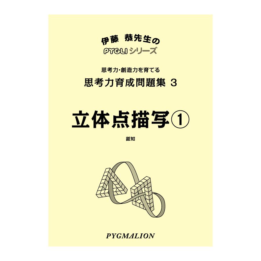 思考力パズル 思考力育成問題集3 立体点描写(1) : ピグリシリーズYahoo
