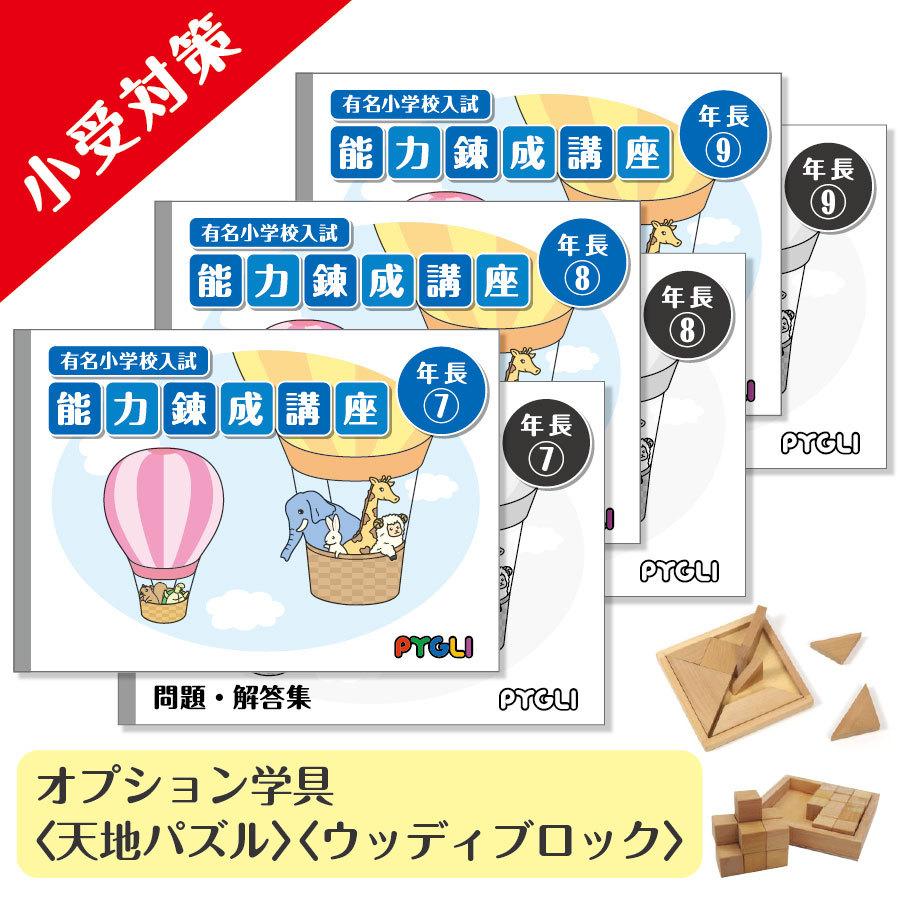 小学校受験　年長合格総合コース 指導内容 9セット 小学校入試対策 能力錬成講座 年長7〜9 : ピグリシリーズYahoo