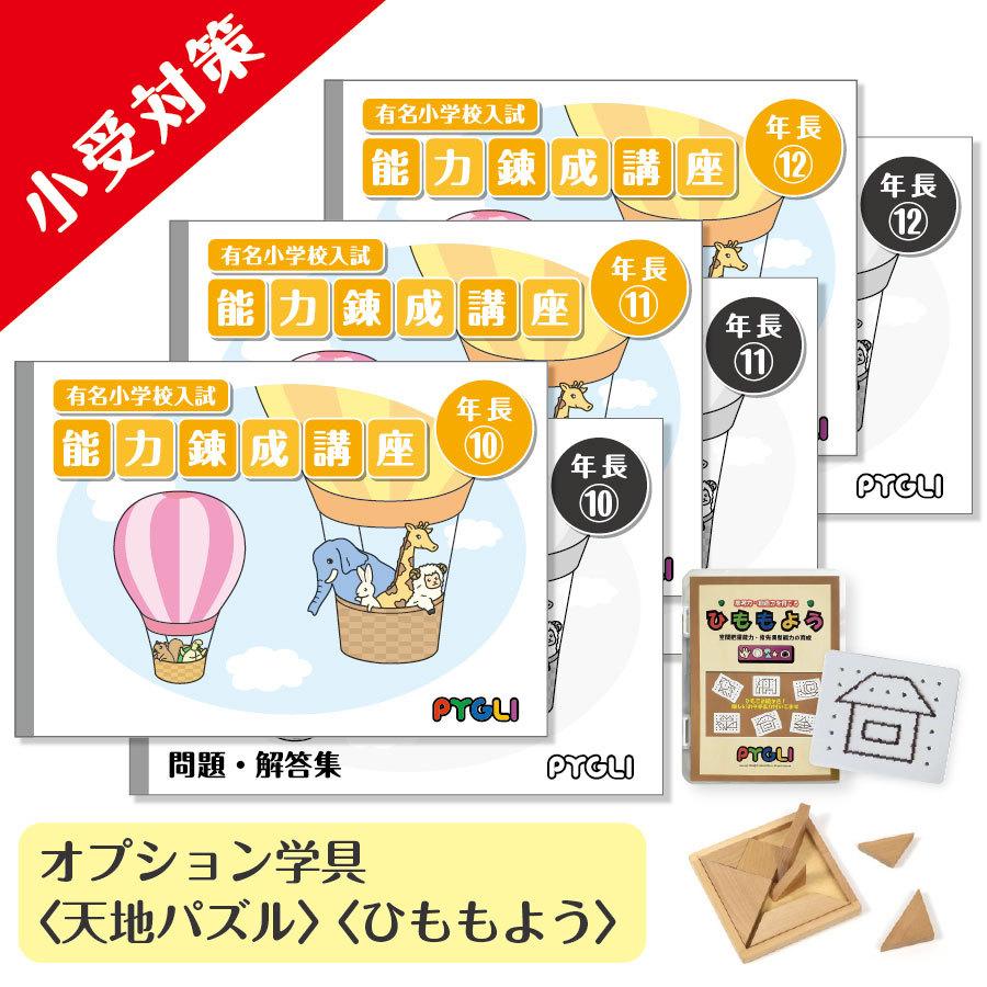 小学校入試対策 能力錬成講座 年長10〜12 : ピグリシリーズYahoo