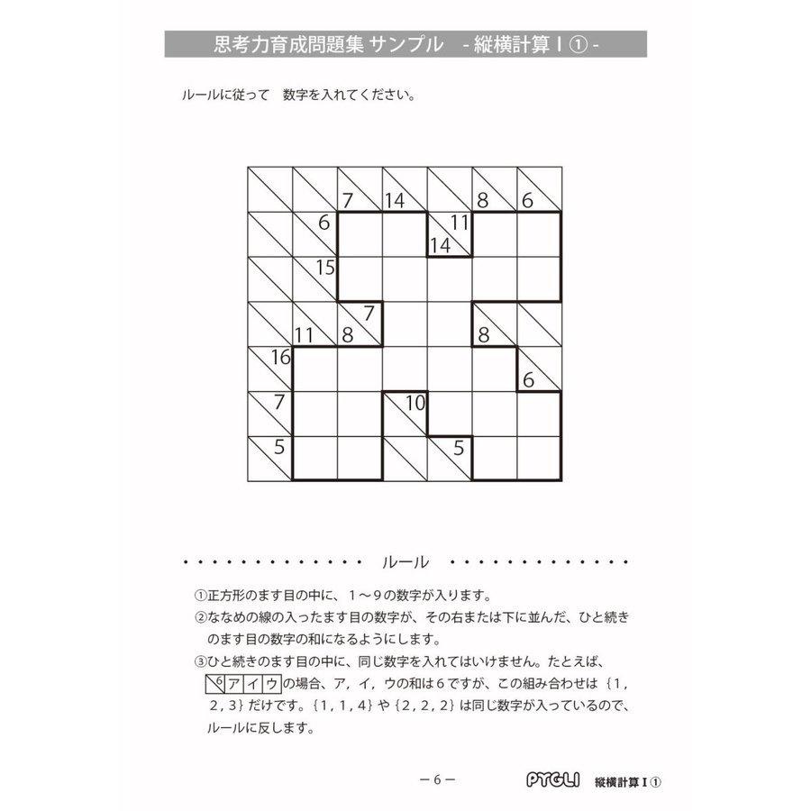 6歳児~】思考力パズル／思考力育成問題集セットC : ピグマリオン
