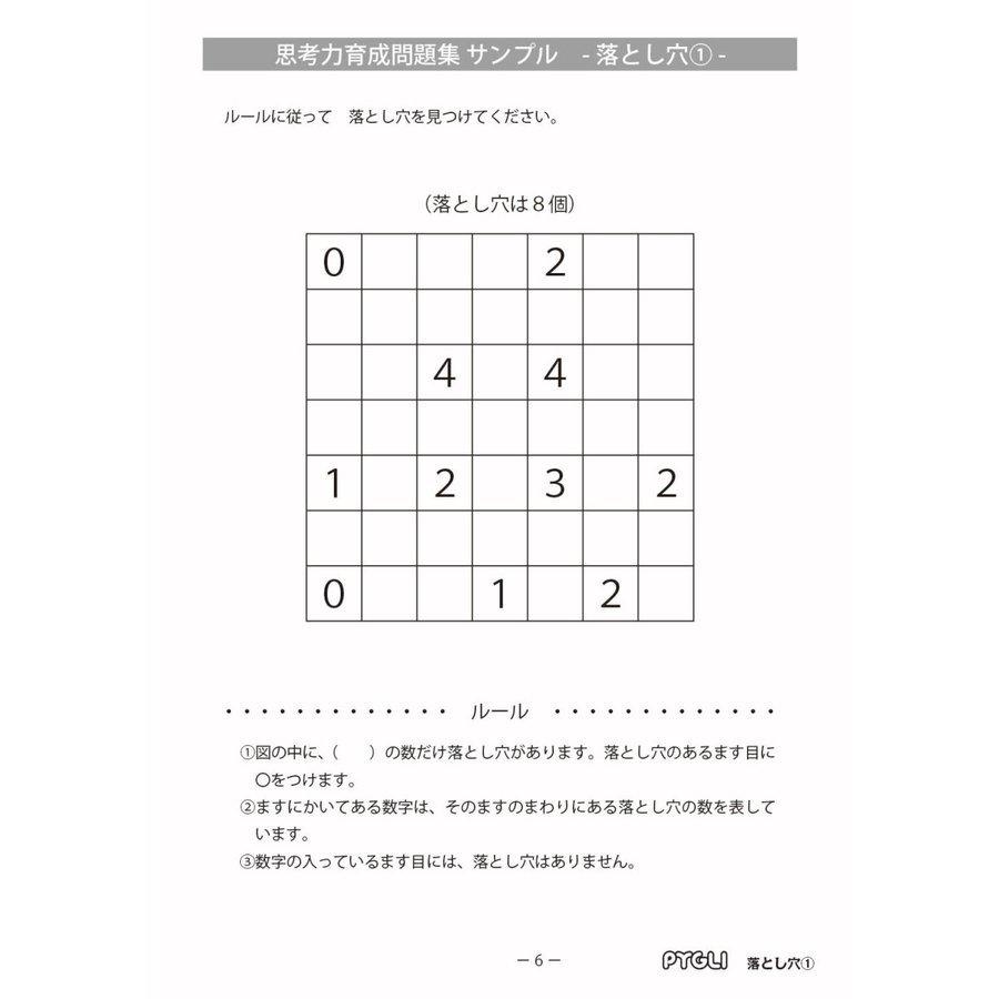 6歳児~】 思考力パズル 思考力育成問題集 セットE : ピグマリオン