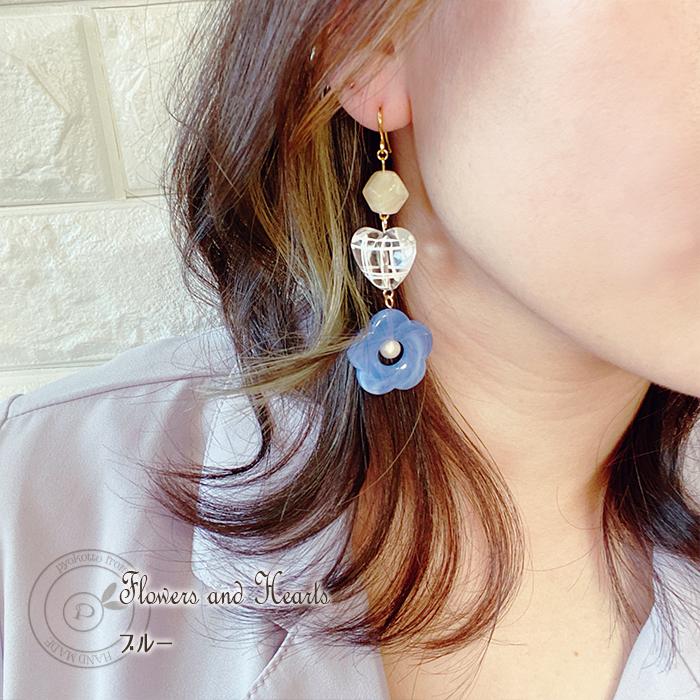 樹脂ピアス 金属アレルギー ピアス イヤリング 花 花モチーフ 大ぶり ハート チェック かわいい アクセサリー ゴールド 上品 ギフト プレゼント 6 ハンドメイドアクセサリーpyokotto 通販 Yahoo ショッピング