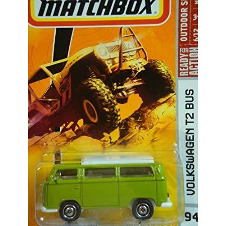 特別価格Matchbox Volkswagen T2 Bus Green # 94, 2008 Outdoor Sportsman 1:64 Scale好評販売中