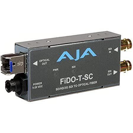 特別価格AJA FiDO-T-SC シングルチャンネル 光ファイバー SDI - SC ファイバーコンバーター ループSDI出力付き好評販売中