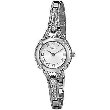 【返品送料無料】 Crystal Petite Silver U0135L1 NO.u0135l1 MODEL 特別価格GUESS[ゲス] Ladies ローマ数字好評販売中 Watch 腕時計