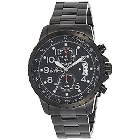 特別価格[インビクタ] 腕時計 Specialty 石英 45mm ケース ブラック ステンレス鋼ストラップ ブラックダイヤル 13787 メンズ [並行輸入好評販売中