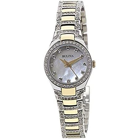 特別価格ブローバWomen 's 98l198 Analog Display Japanese Quartz Two Tone Watch好評販売中