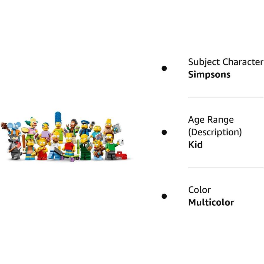 LEGO Minifigures The Simpsons Series 71005 Building Kit｜pyonkichishouten｜02