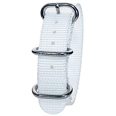 特別価格Bertucci dx3 b-148 16 mm Biancoホワイトナイロン時計バンド好評販売中