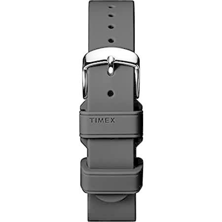 特別価格Timex レディース ツーピース 18mm クイックリリースストラップ ブラックシリコン。好評販売中