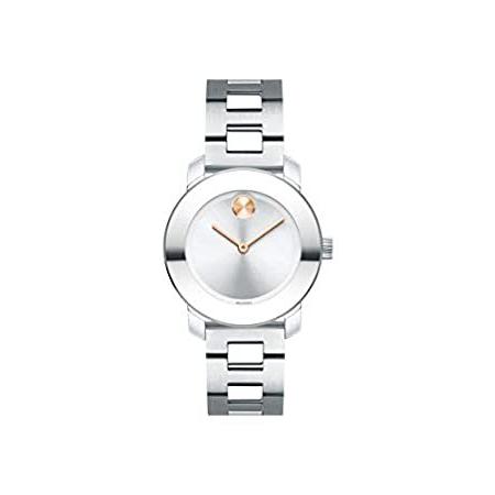 特別価格Movado Women's Swiss Quartz Stainless Steel Casual Watch, Color Silver-Tone好評販売中｜pyonkichishouten
