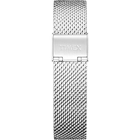 特別価格Timex TW7C07800 ツーピース 18mm シルバートーン ステンレススチール メッシュ クイックリリース ブレスレット好評販売中