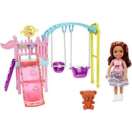 特別価格Barbie Club Chelsea Doll and Swing Set Playset with Teddy Bear Figure好評販売中