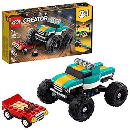 今月中値下げします 特別価格LEGO Creator 3in1 Monster Truck Toy 31101 Cool Building Kit for Kids， New 2好評販売中