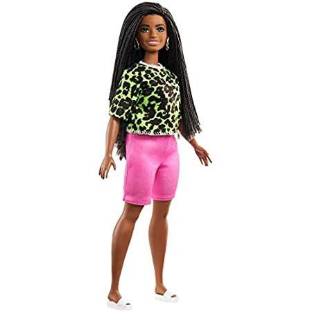 特別価格Barbie Fashionistas Doll with Long Brunette Braids Wearing Neon Green Anima好評販売中