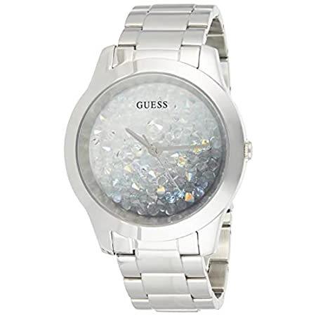 特別価格GUESS レディースアナログ腕時計 ステンレススチールストラップ シルバー 20 (モデル:GW0020L1)好評販売中