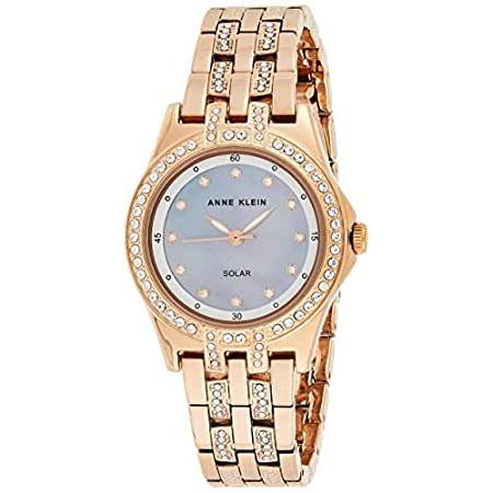 特別価格Anne Klein Women's Japanese Quartz Dress Watch with Metal Strap, Rose Gold,好評販売中