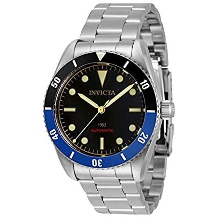 【税込?送料無料】 Hand 3 Automatic Diver Pro 34333 Men's 特別価格invicta Black Watch好評販売中 Dial 腕時計
