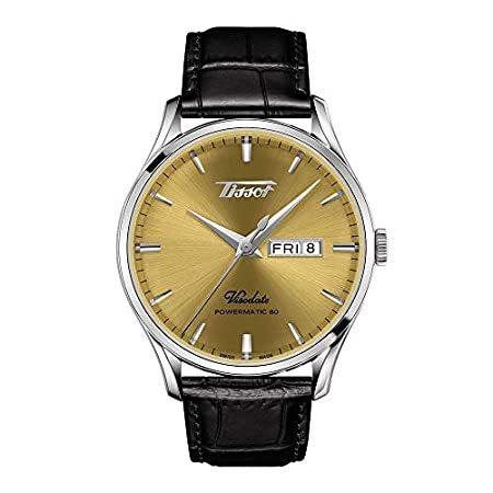特別価格Tissot orologio Heritage Visodate Powermatic 80 42mm champagne automatico a好評販売中