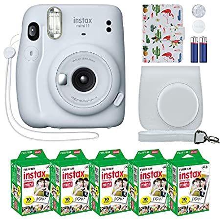 特別価格Fujifilm Instax Mini 11 Instant Camera Ice White + MiniMate Accessory Bundl好評販売中｜pyonkichishouten