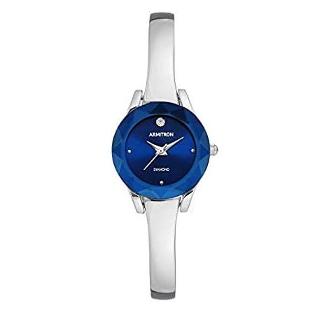 特別価格Armitron Women's Japanese Quartz Dress Watch with Metal Strap, Silver, 9.5 好評販売中