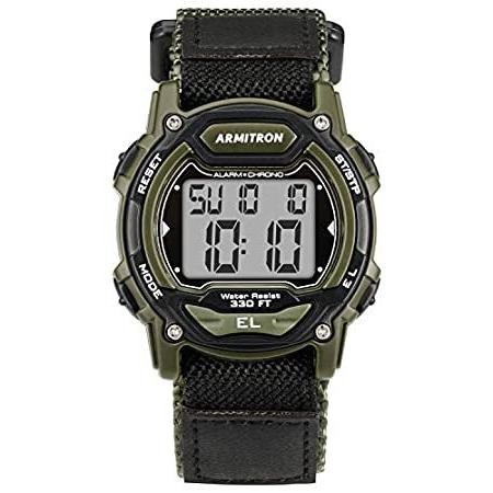 特別価格Armitron Sport Quartz Sport Watch with Nylon Strap, Black, 24 (Model: 45/70好評販売中