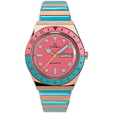 特別価格Timex Women's Q Diver 36mm Quartz Dress Watch with Stainless Steel Strap, S好評販売中