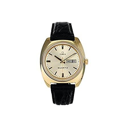 特別価格Timex Men's Q 1975 Reissue Day-Date 38mm Stainless Steel Automatic Leather 好評販売中｜pyonkichishouten