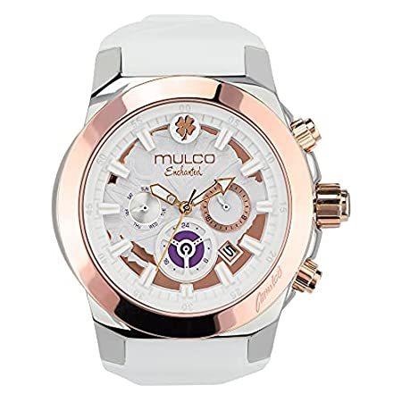 特別価格MULCO エンチャンテッドメープル MW5-5673-013 アナログ表示腕時計 レディース エンボスパターン ローズゴールドディテール ステンレス好評販売中