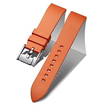 特別価格BINLUN Silicone Watch Bands Quick Release Fluororubber Watch Straps 19mm 20好評販売中