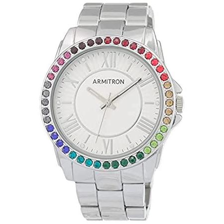 特別価格Armitron Women's Genuine Crystal Accented Bracelet Watch, 75/5686好評販売中