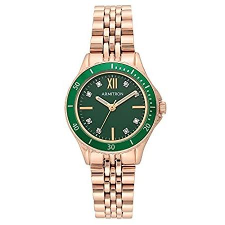 特別価格Armitron Women's Genuine Crystal Accented Bracelet Watch, 75/5730好評販売中