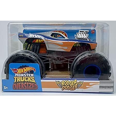 特別価格DieCast Hot Wheels 2022 Monster Trucks Oversized Rodger Dodger， 1:24 Scale好評販売中