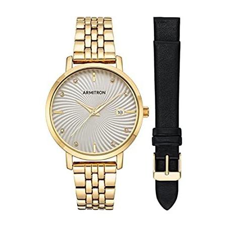 特別価格Armitron Women's Genuine Crystal Accented Date Function Bracelet Watch with好評販売中｜pyonkichishouten