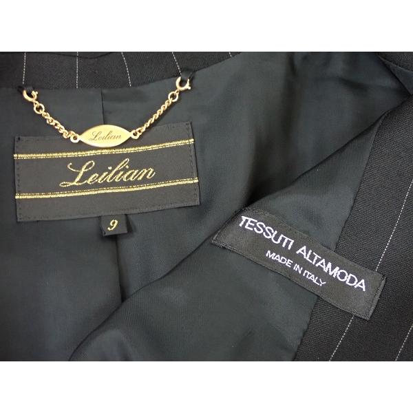 レリアン サイズ９ 　【美品】 Leilian スカートスーツ・9△レリアン/伊製生地/TESSUTI